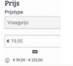 Chrome steunhoek pilaren NIEUW     